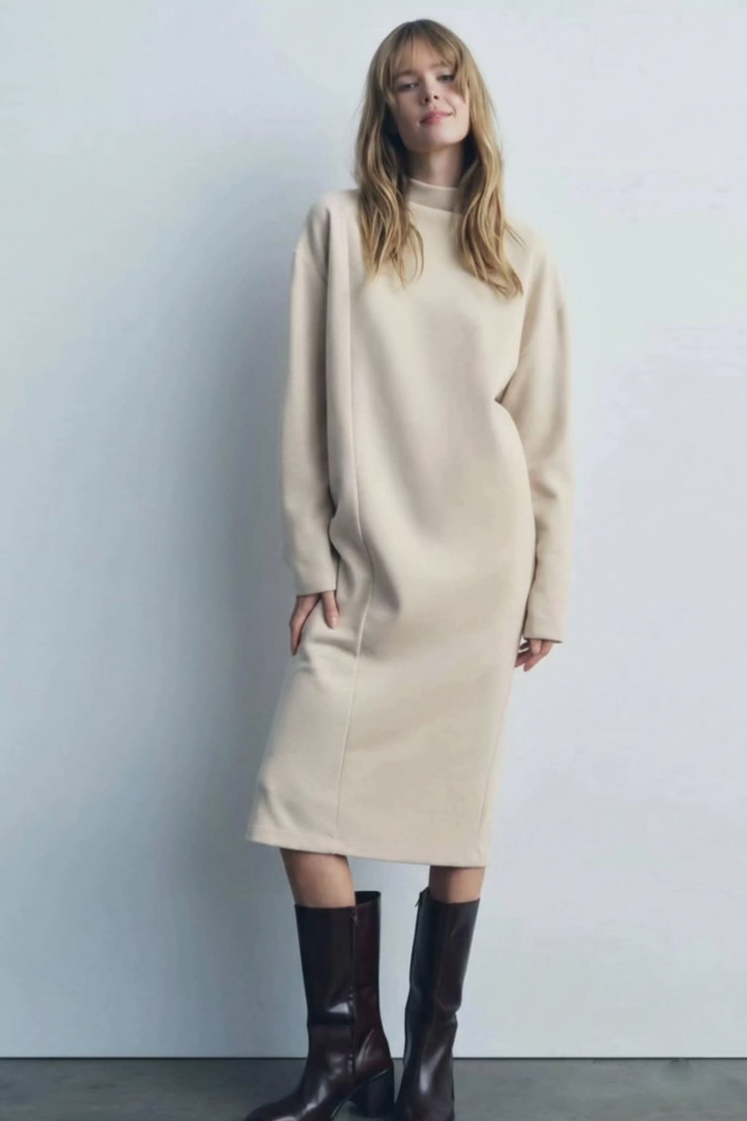 فستان الكشمير الخالص