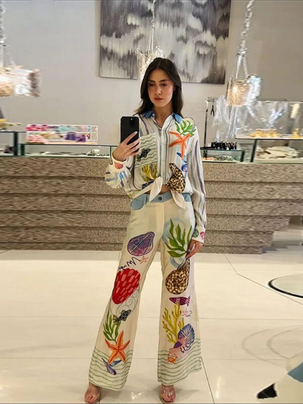 Ensemble en soie Sun-Kissed