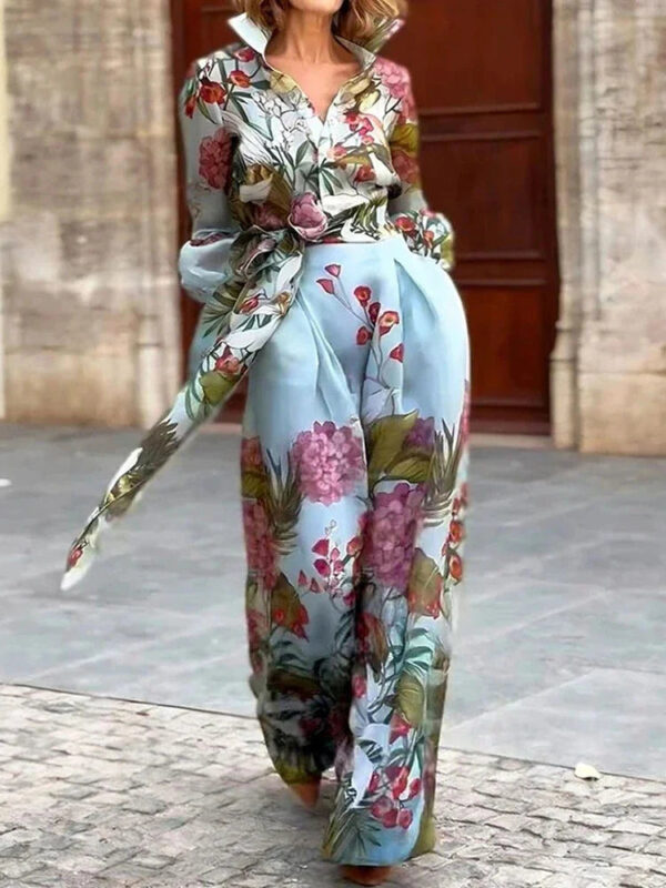 Ensemble Bahia — blouse & jupe fleuri