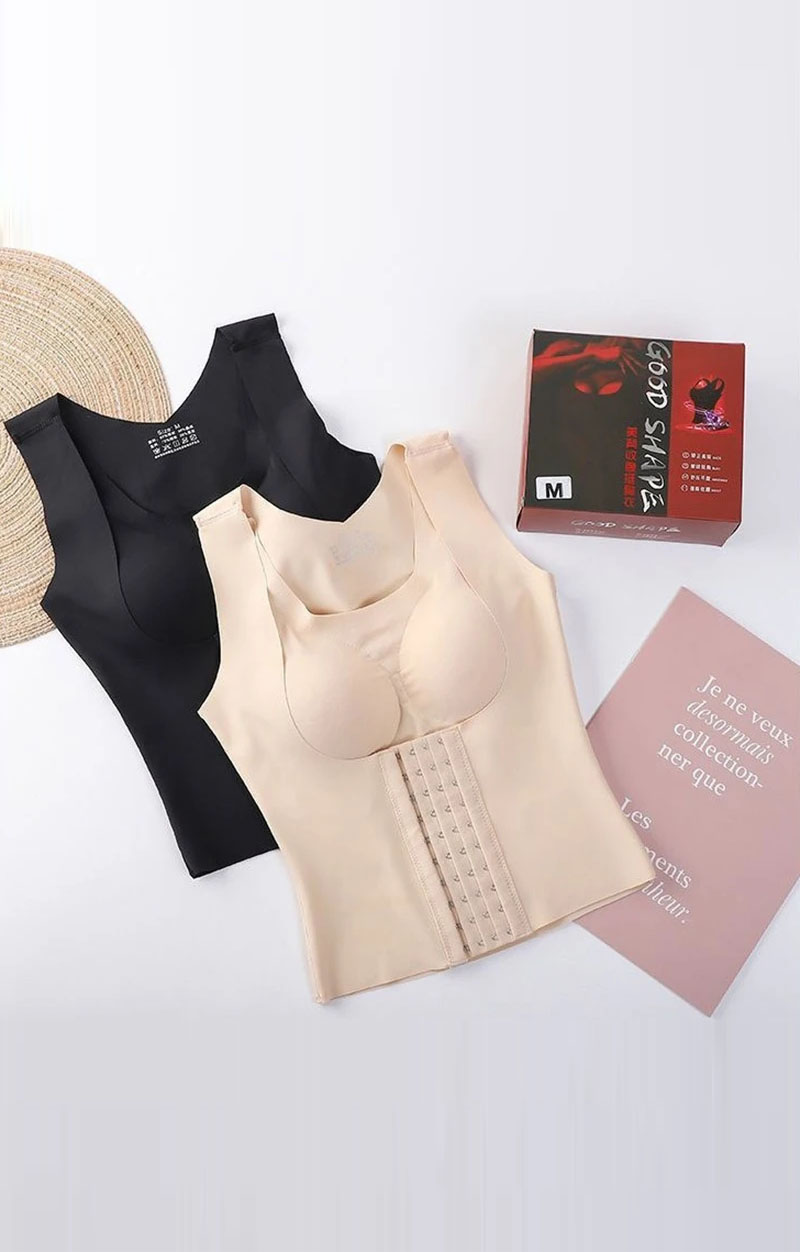 Débardeur gainant 3 en 1 avec soutien-gorge intégré